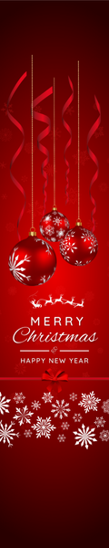 banner happy mery christmas